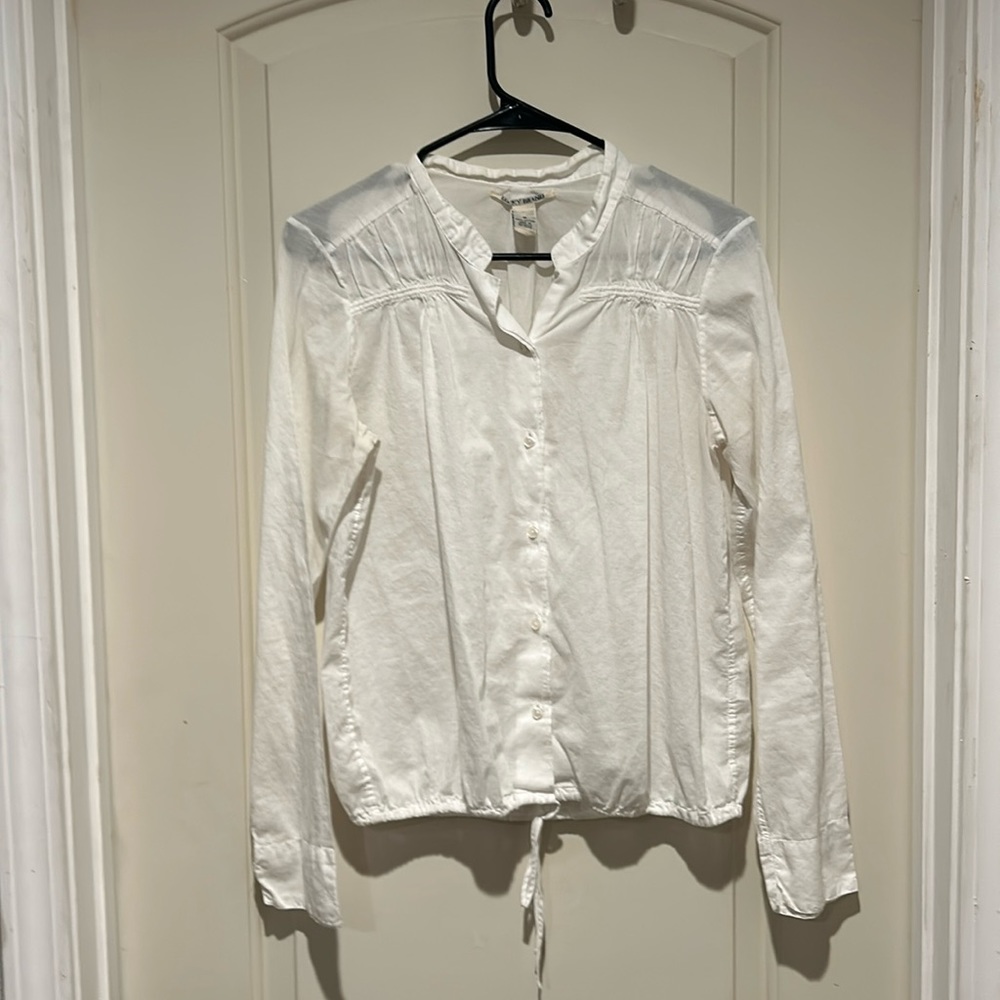 Vintage women's lucky brand blouse, size medium